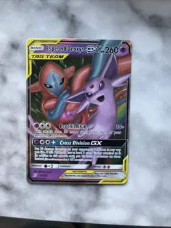 Espeon & Deoxys GX 72/236 Sm-Unified Minds Holo Card NM Condition - Image 3