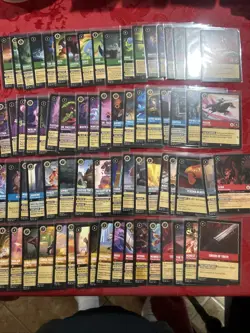 Lorcana Rare/Super Rae Lot 70+ Cards (Sets 1-3) - All Mint and in Photos - Image 1