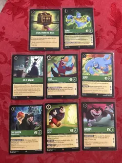 Lorcana Rare/Super Rae Lot 70+ Cards (Sets 1-3) - All Mint and in Photos - Image 5