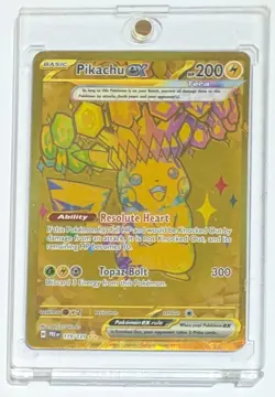 2025 Pokemon SV Prismatic Evolutions Pikachu ex Hyper Rare #179/131 - Image 1