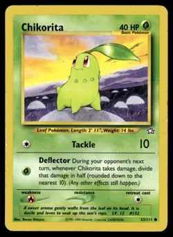 Pokemon TCG | Neo Genesis | Chikorita | 53/111 | LP - Image 1