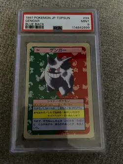 Gengar Pokemon 1997 Topsun Blue Back Japanese #94 PSA 9 - Image 1