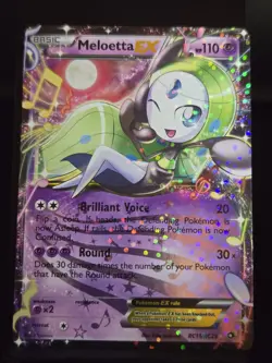 Pokemon Meloetta EX RC11/RC25 Holo Legendary Treasures Radiant Collection LP/NM - Image 1