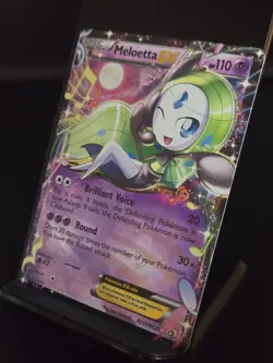 Pokemon Meloetta EX RC11/RC25 Holo Legendary Treasures Radiant Collection LP/NM - Image 2