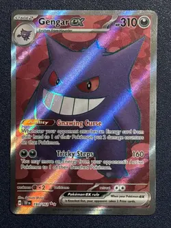Pokemon TCG Gengar EX 193/162 Temporal Forces Holo Full Art Ultra Rare NM/MT - Image 1
