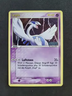 Pokemon, Lugia, EX Verborgene Machte, 29/115 Holo Foil Stamp, Deutsch - Image 1
