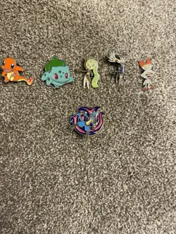 Pokemon Official TCG pin lot - Image 1