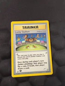 Pokemon TCG: Neo Destiny 1st Edition Uncommon: Lucky Stadium 100/105 Vintage LP - Image 3