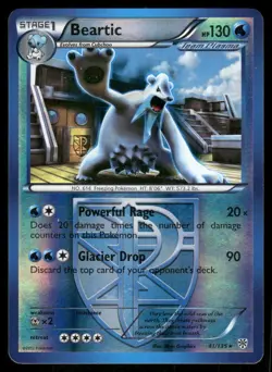 Pokemon Tcg Beartic [Reverse Holo] #41 Pokemon Plasma Storm NM - Image 1