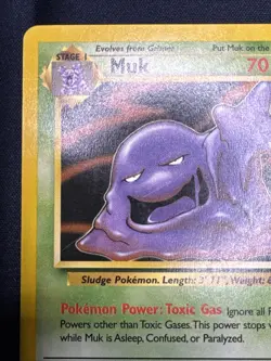 Muk 28/62 Pokemon Fossil Unlimited Rare HP - Image 4