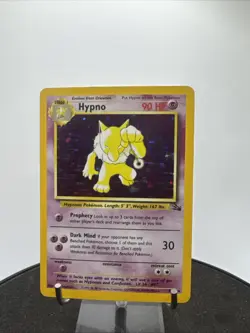 Pokemon TCG Hypno Fossil 8/62 Holo Unlimited Holo Rare - Image 1