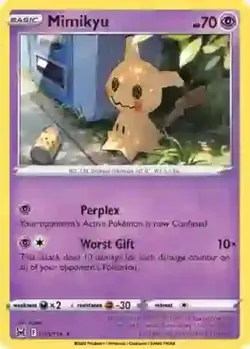 Mimikyu - 080/196 - Rare - Reverse Holo NM, English Pokemon Lost Origins - Image 1