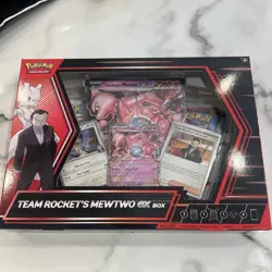 Pokemon TCG Destined Rivals Team Rockets Mewtwo EX Box Set SEALED - Image 1