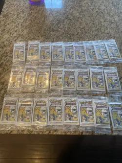 25 Packs New/SEALED Cinnamon Toast Crunch Pokemon 25th Anniversary Pikachu Nice! - Image 1