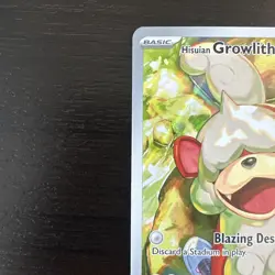 Hisuian Growlithe 181/167 Pokemon TCG Twilight Masquerade Illustration Rare NM - Image 2