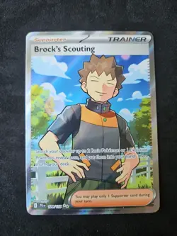 Brock's Scouting 179/159 Journey Together Ultra Rare Full Art Trainer Card - Image 1