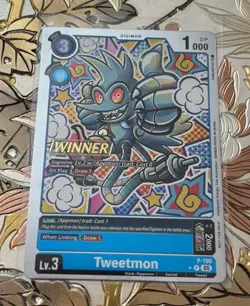 Digimon Card Game Tweetmon Winner Foil P-190 Promo - Image 1