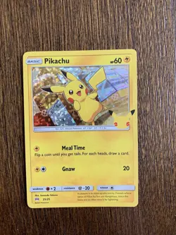 2021 Pokemon Pikachu Holo McDonalds 25th Anniversary Promo Holographic Card - Image 1