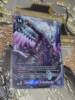 Digimon Card Game Singles Leviamon (X Antibody) BT15-081 SR Exceed Apocalypse - Image 1