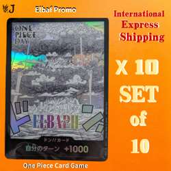 ONE PIECE Card Game 2025 Don!! Card ELBAPH Promo Set of 10 ONE PIECE DAY '25 JP - Image 1