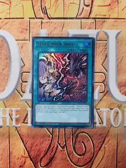 Stake Your Soul! WISU-EN023 1st Edition Ultra Rare NM Yugioh - Image 1