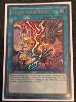 Stake Your Soul! WISU-EN023 1st Edition Ultra Rare NM Yugioh - Image 1