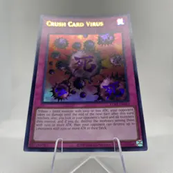 Yugioh Crush Card Virus KC01-EN053 Ultra Rare Near Mint 25TH Kaiba Set - Image 4