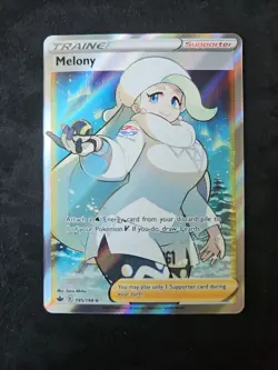 Melony 195/198 Chilling Reign Ultra Rare Full Art Trainer Card - Image 1