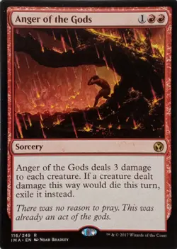 116/249 ANGER OF THE GODS RARE ICONIC MASTERS MTG CARD - Image 1