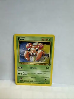 Pokemon TCG Paras Jungle Card 59/64 Unlimited Common 59/64. Vintage - Image 1