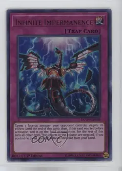 Infinite Impermanence Ultra Rare 1st Ed. YuGiOh Duel Overload #DUOV-EN099 0mf9 - Image 1