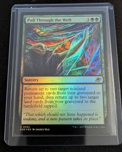 MTG - Pull Through the Weft FOIL - Edge of Eternities - Pack Fresh!! - Image 2
