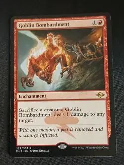 MTG Magic the Gathering Goblin Bombardment (279/765) Modern Horizons 2 NM - Image 1
