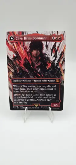 Clive, Ifrit's Dominant Borderless FIN Final Fantasy MTG 0318 - Image 1