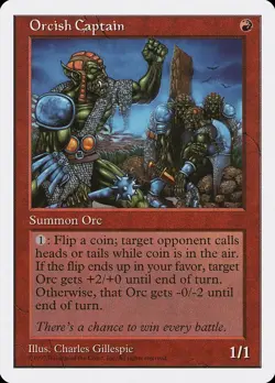 MTG - Orcish Captain - Fifth Edition - X1 - (LP) - - Image 1
