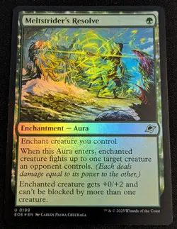 MTG - Meltstrider's Resolve FOIL - Edge of Eternities - Pack Fresh!! - Image 1