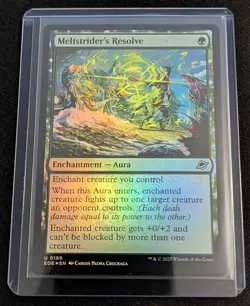 MTG - Meltstrider's Resolve FOIL - Edge of Eternities - Pack Fresh!! - Image 2