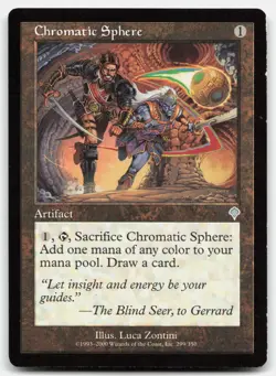 MTG Chromatic Sphere U Invasion 299 MP - Image 1