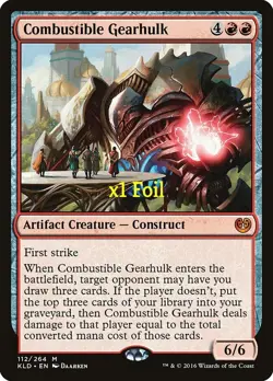 MTG KLD C21 Combustible Gearhulk MINT (SELECT) - Image 3