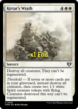 MTG VOC CMM Kirtar's Wrath MINT (SELECT) - Image 3