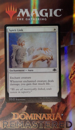 MTG DMR: Spirit Link (Enchantment) Dominaria Remastered Common Foil 029/261 - Image 1