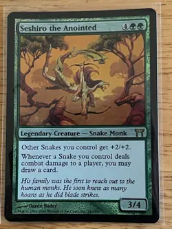 Mtg: Seshiro the Anointed: Champions of Kamigawa: Foil: NM - Image 1