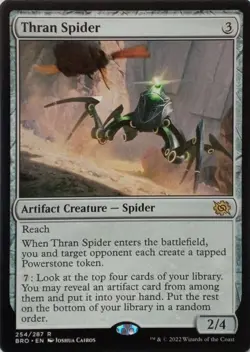 254/287 THRAN SPIDER RARE THE BROTHERS' WAR MTG CARD - Image 1