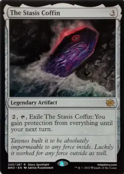 245/287 THE STASIS COFFIN RARE THE BROTHERS' WAR MTG CARD - Image 1