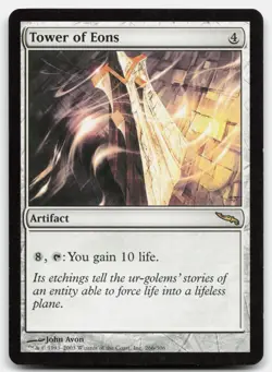 MTG Tower of Eons R Mirrodin 266 LP - Image 1