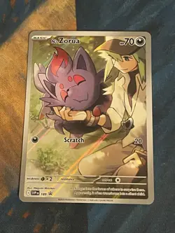 N's Zorua 189 Sv: Scarlet & Violet Promo Cards Holo - Image 1