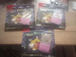 3 LOT -Pokemon Scarlet & Violet Paldean Fates Tech Sticker Collection Greavard - Image 1