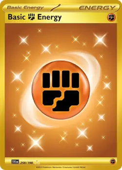 Basic Fighting Energy - 258/198 - Scarlet & Violet Base - NM - Pokemon - Image 1
