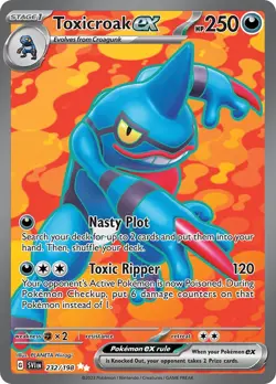Toxicroak ex - 232/198 - Scarlet & Violet Base - NM - Pokemon - Read Desc. - Image 1