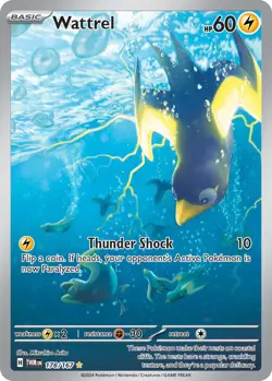 Wattrel - 178/167 - Twilight Masquerade - NM - Pokemon - Read Desc. - Image 1